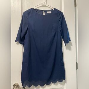 Tobi scalloped mini dress XS